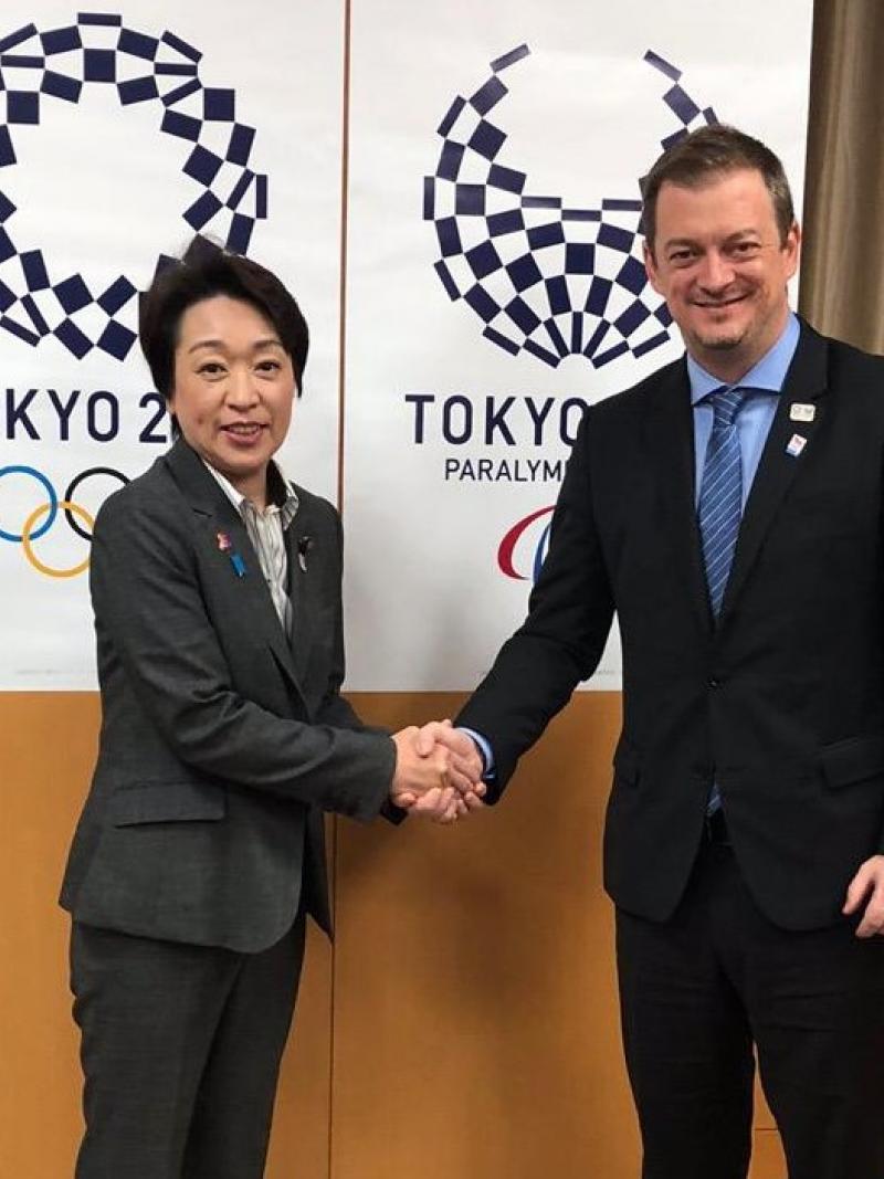 Andrew Parsons and Ms Seiko Hashimoto