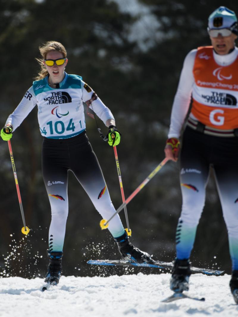 Clara Klug competing at PyeongChang 2018