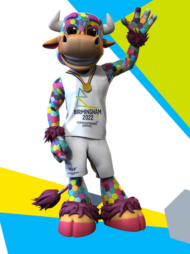 Perry the Mascot for the Birmingham 2022 Commonwealth Games