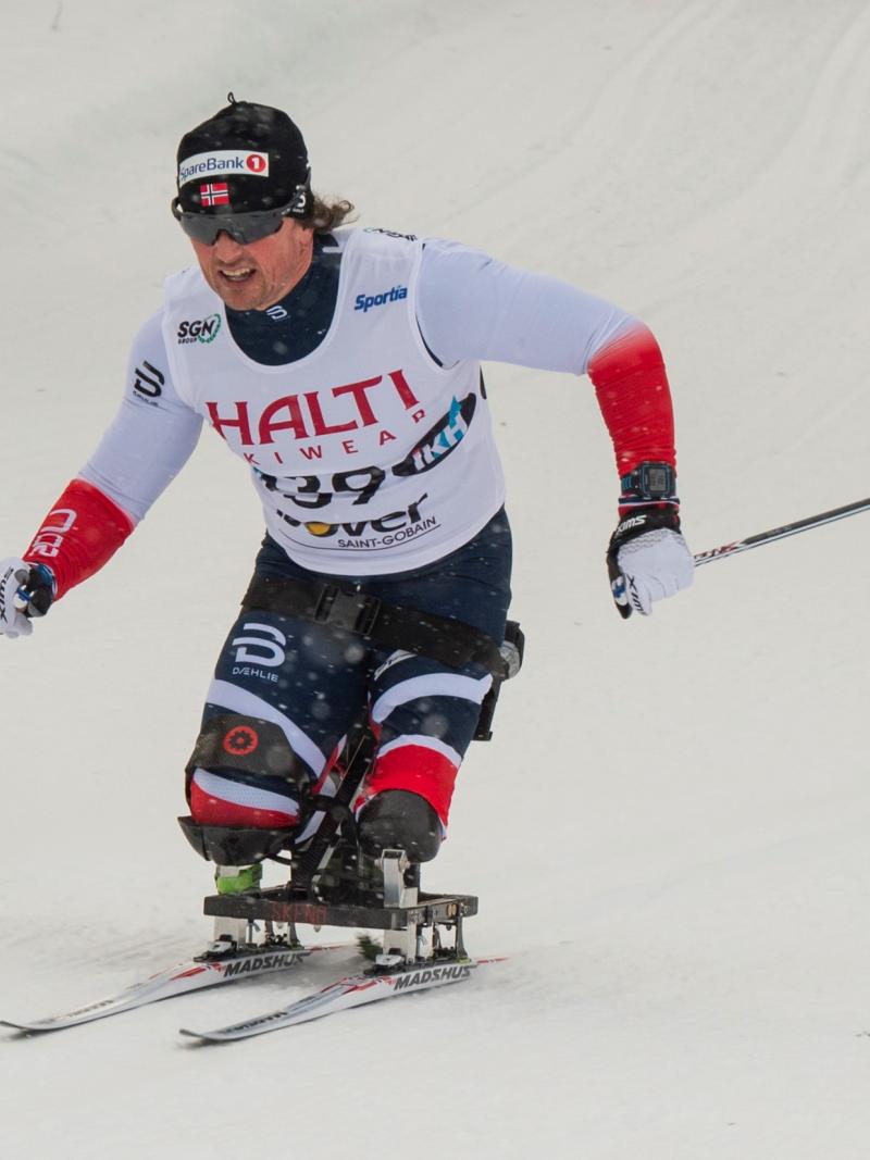Photo Norwegian skier Trygve Larsen.
