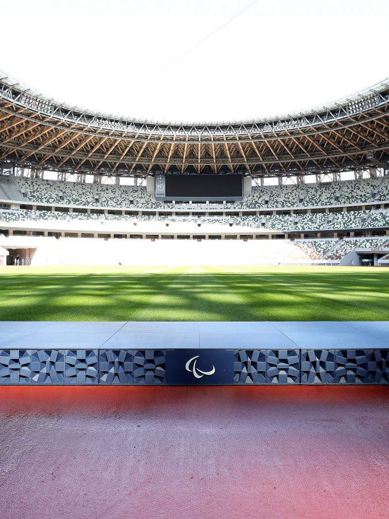Tokyo 2020 Victory ceremony podium unveiling