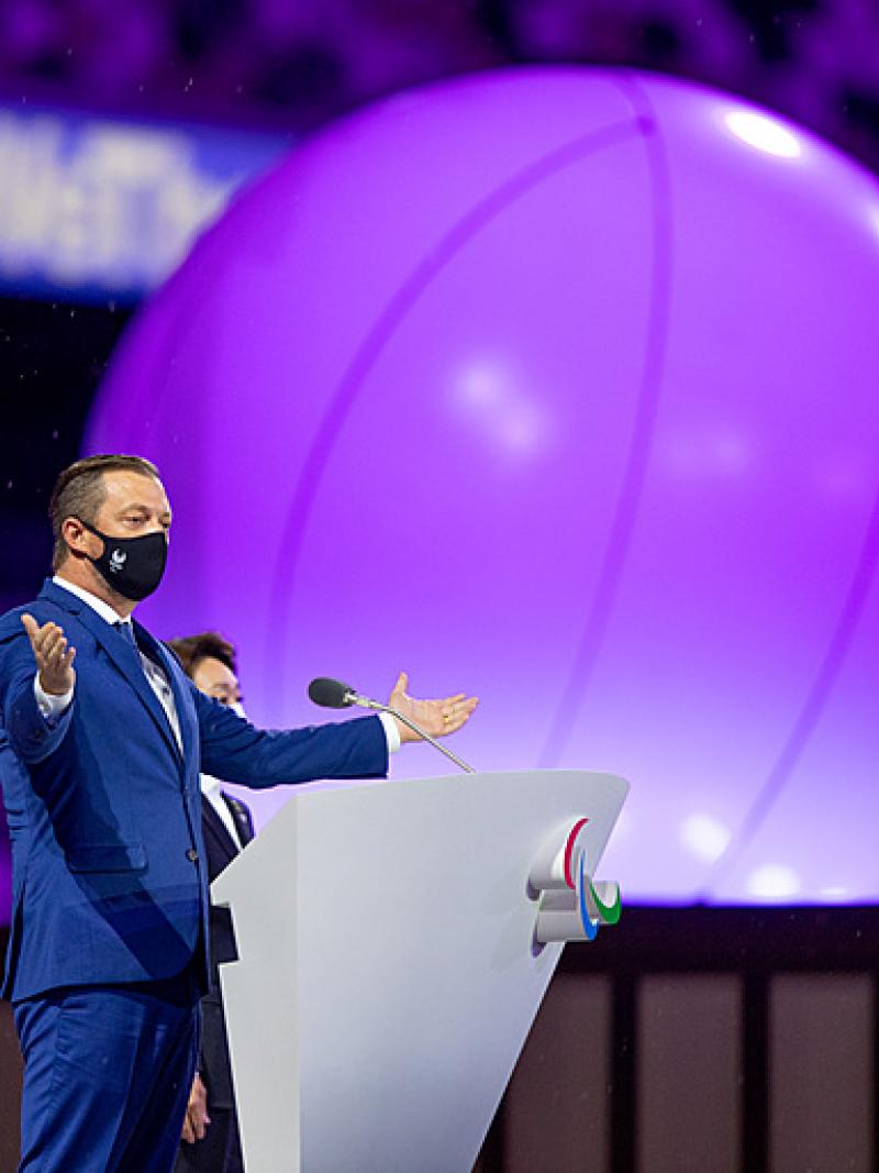 Andrew Parsons Opening Ceremony