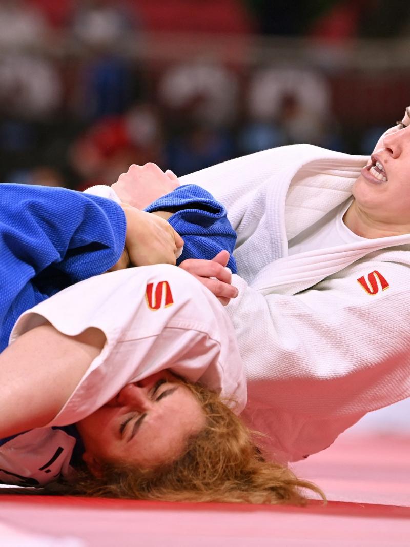 Alana Maldonado in action during the Tokyo 2020 final