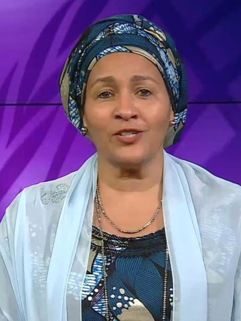 Amina J. Mohammed, UN Deputy Secretary General addressing at the 2021 Inclusion Summit.