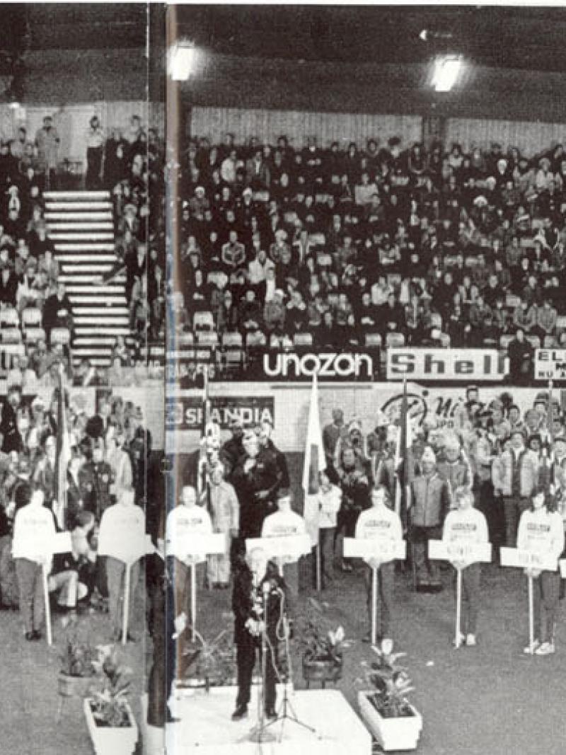 File photo of the Opening ceremony of the 1976 Paralympic Winter Games