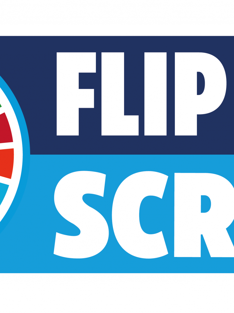 The logo of the UN SDG Flip The Script campaign
