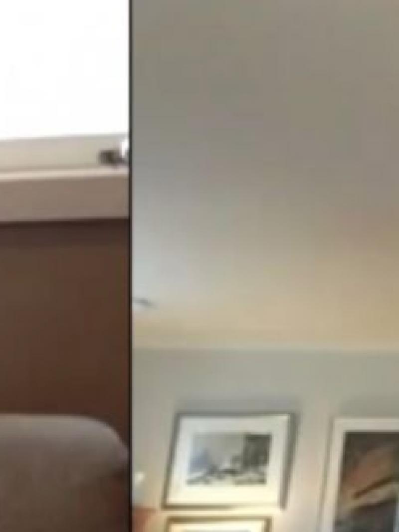 Screenshot of two women chatting online
