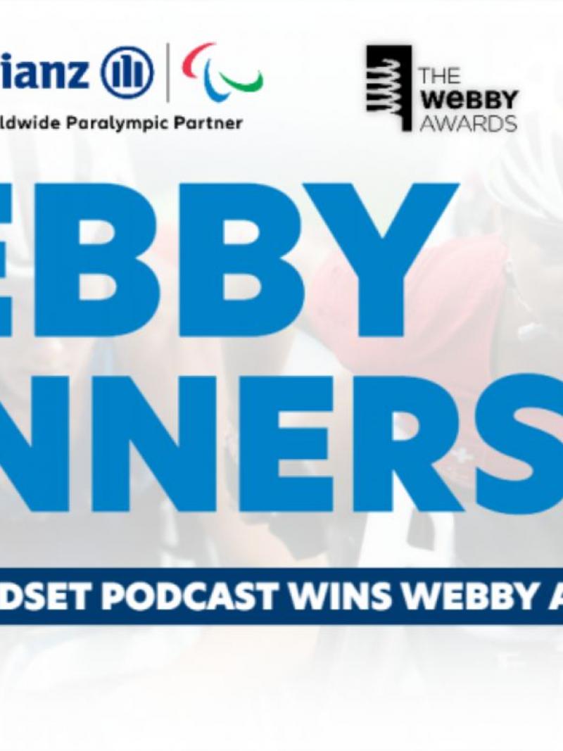 Graphic about IPC podcast winning an award