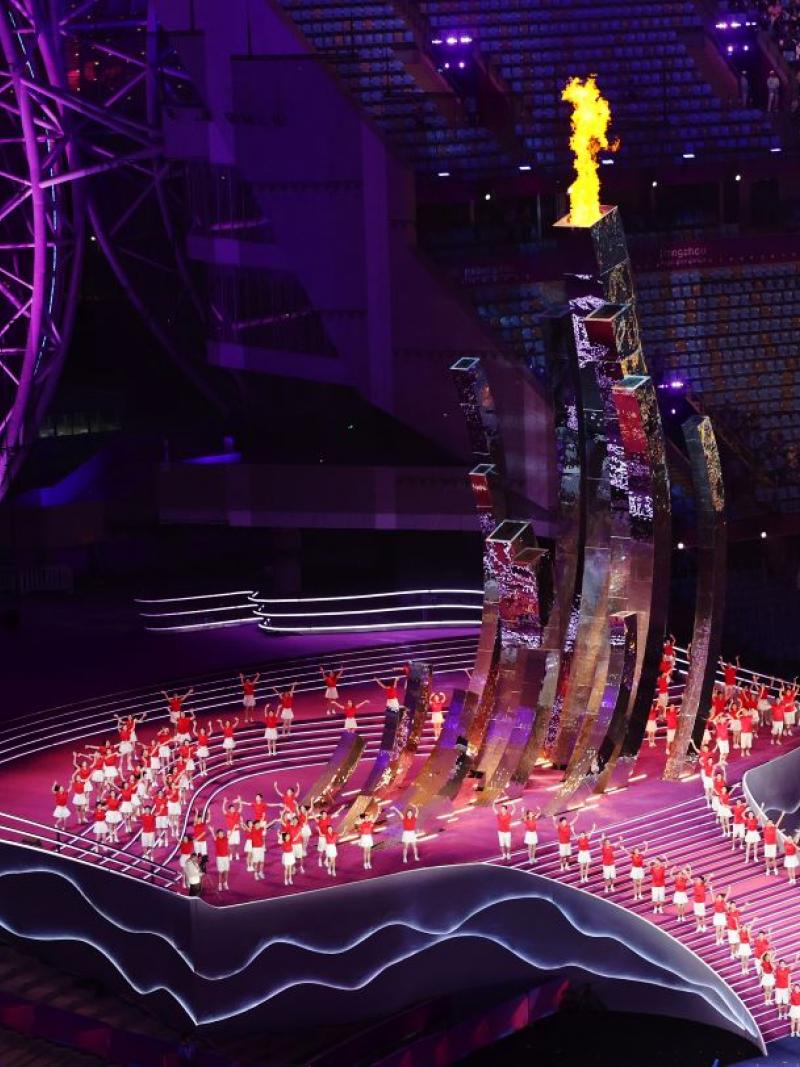 The Asian Para Games cauldron was lit during the Opening Ceremony of Hangzhou 2022.