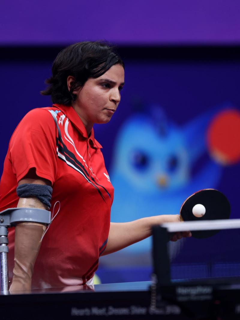 Najlah Imad Lafta Al Dayyeni, from Iraq, participated in women's S6.