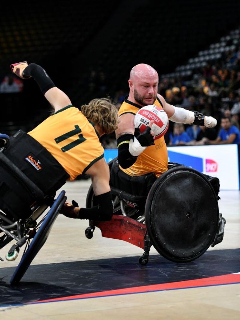 The wheelchair Rugby World Cup 2023 was held in France and won by Australia.