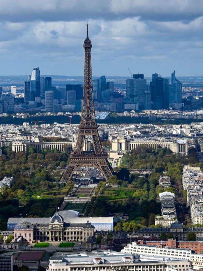 A photo of Paris taken a year before the Paris 2024 Paralympic Games. 