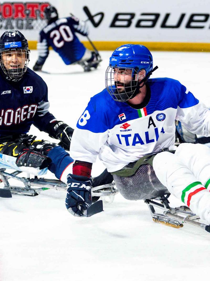 Players in action