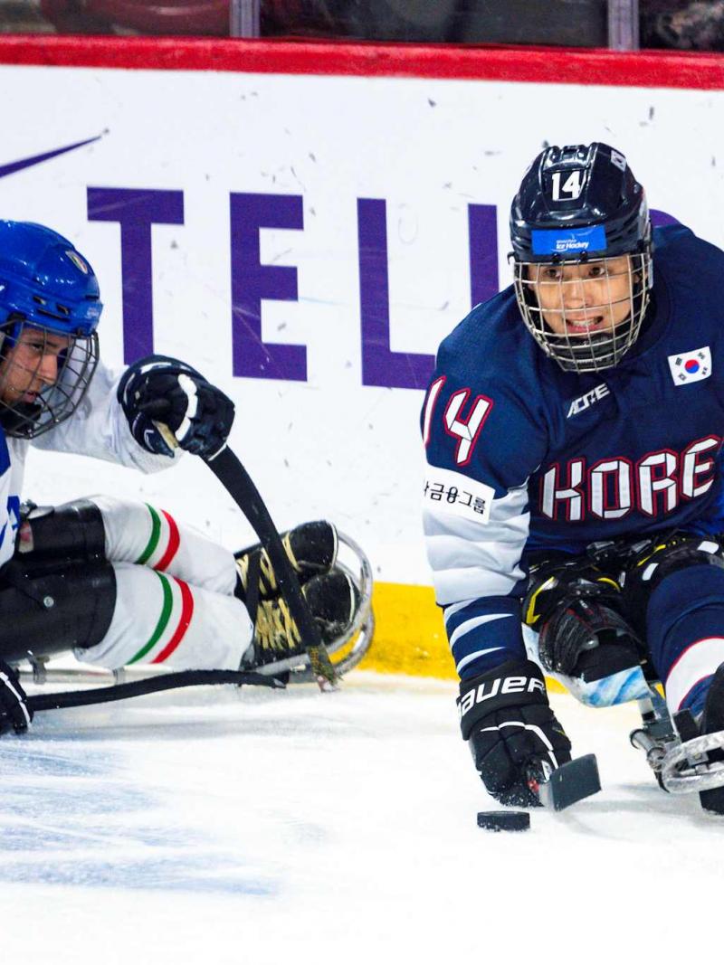 Players in action.