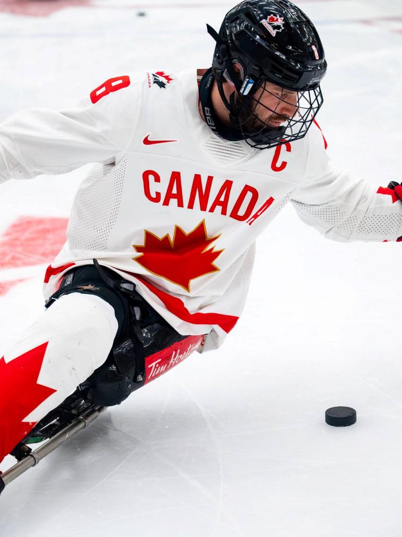 A player in action
