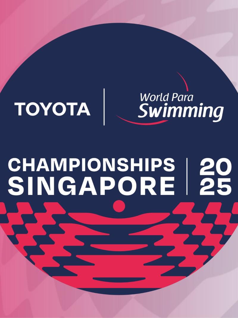 Logo of the Toyota World Para Swimming Championships Singapore 2025