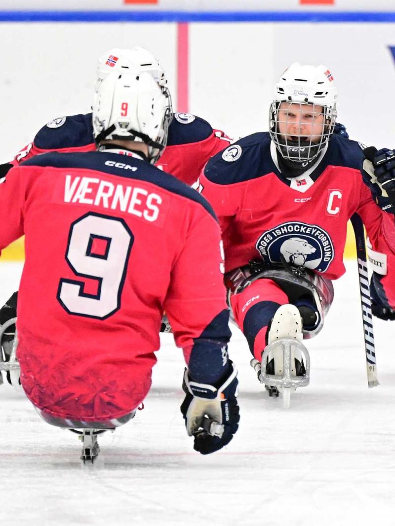 Athletes in action on the field