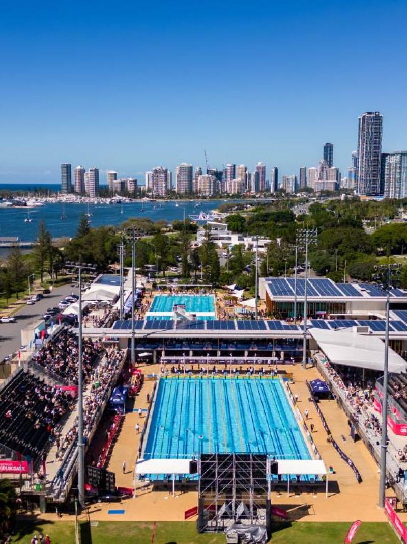 An overview of a venue 