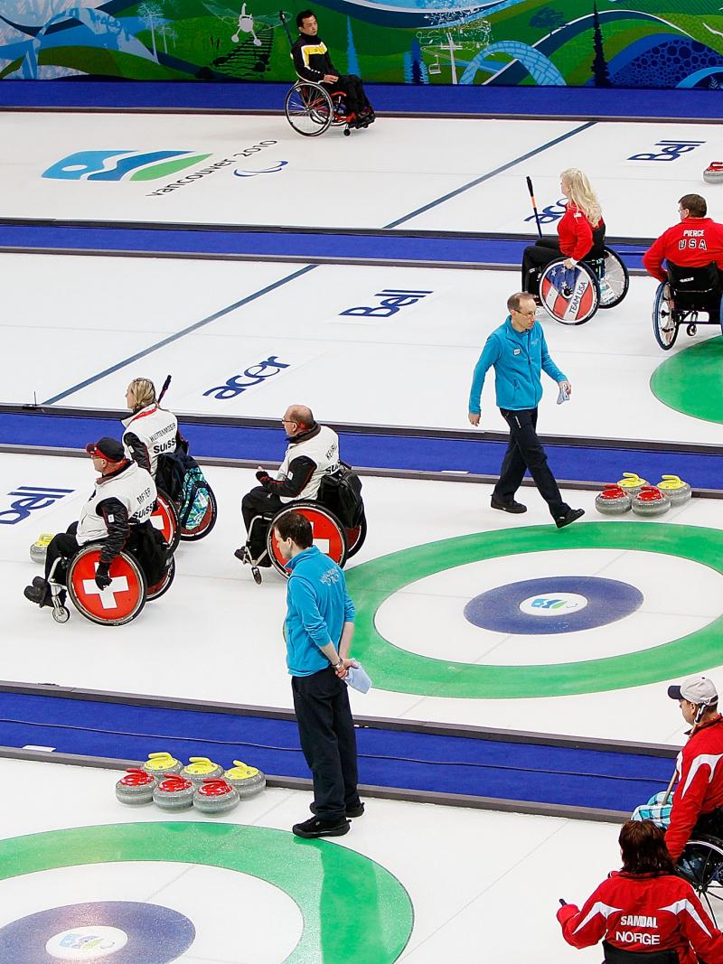 Curling competition in Vancouver Paralympic Games