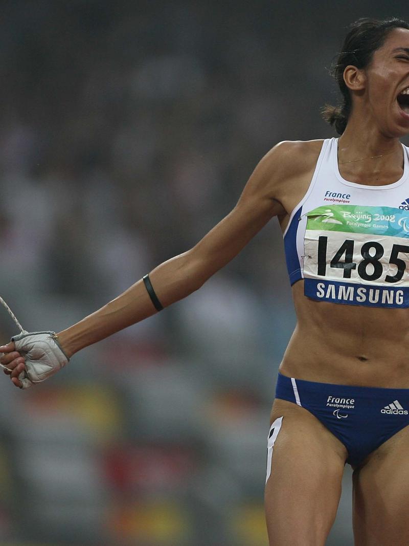 Athlete in a competition Beijing 2008