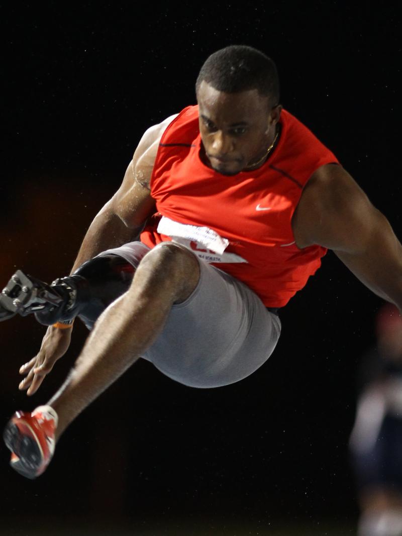 Kortney Clemons long jump
