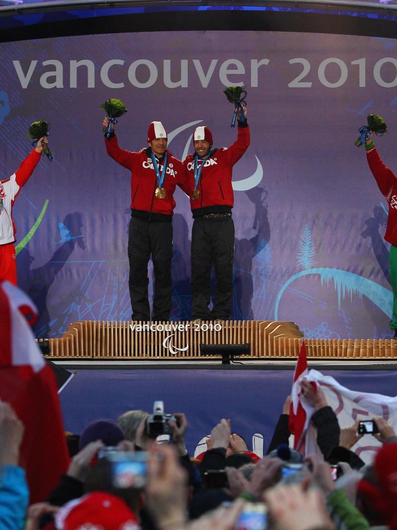 Vasili Shaptsiaboi on the podium