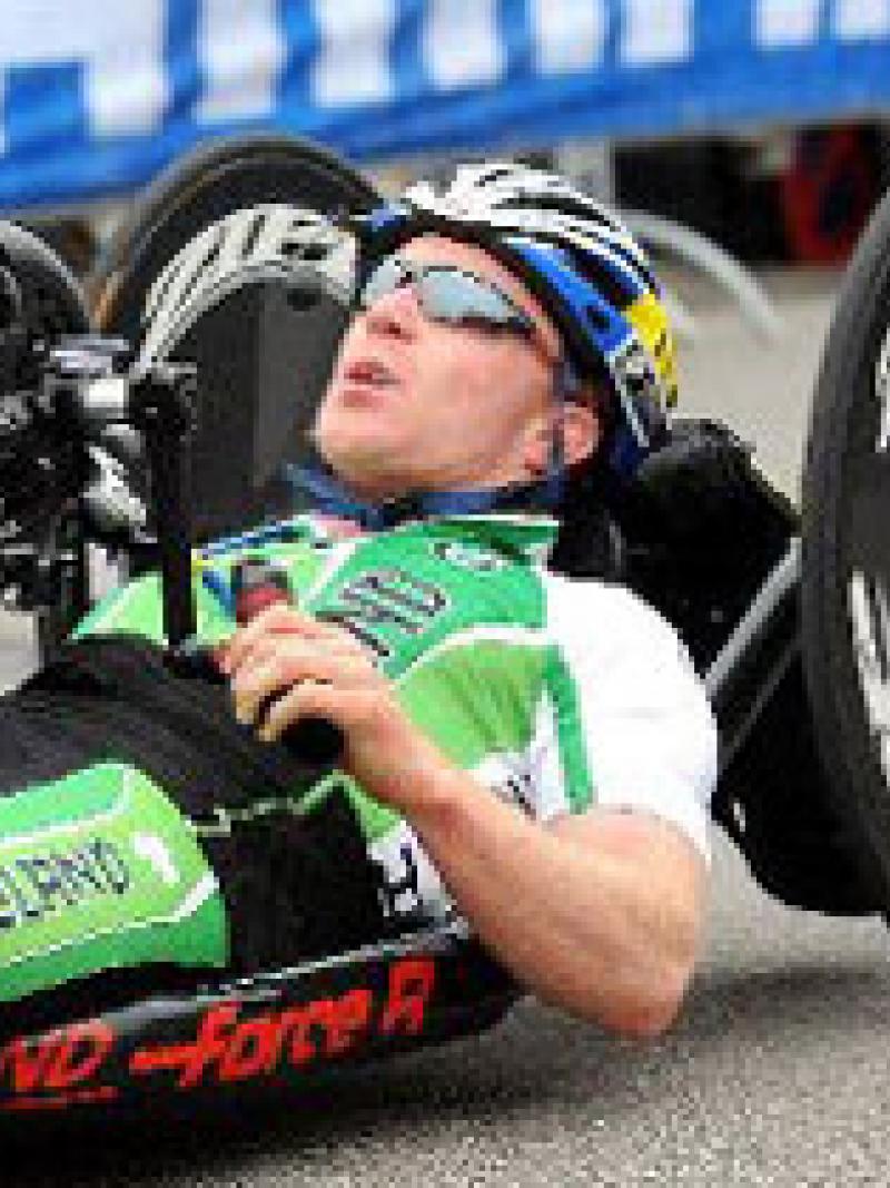 Mark Rohan during a cycling race