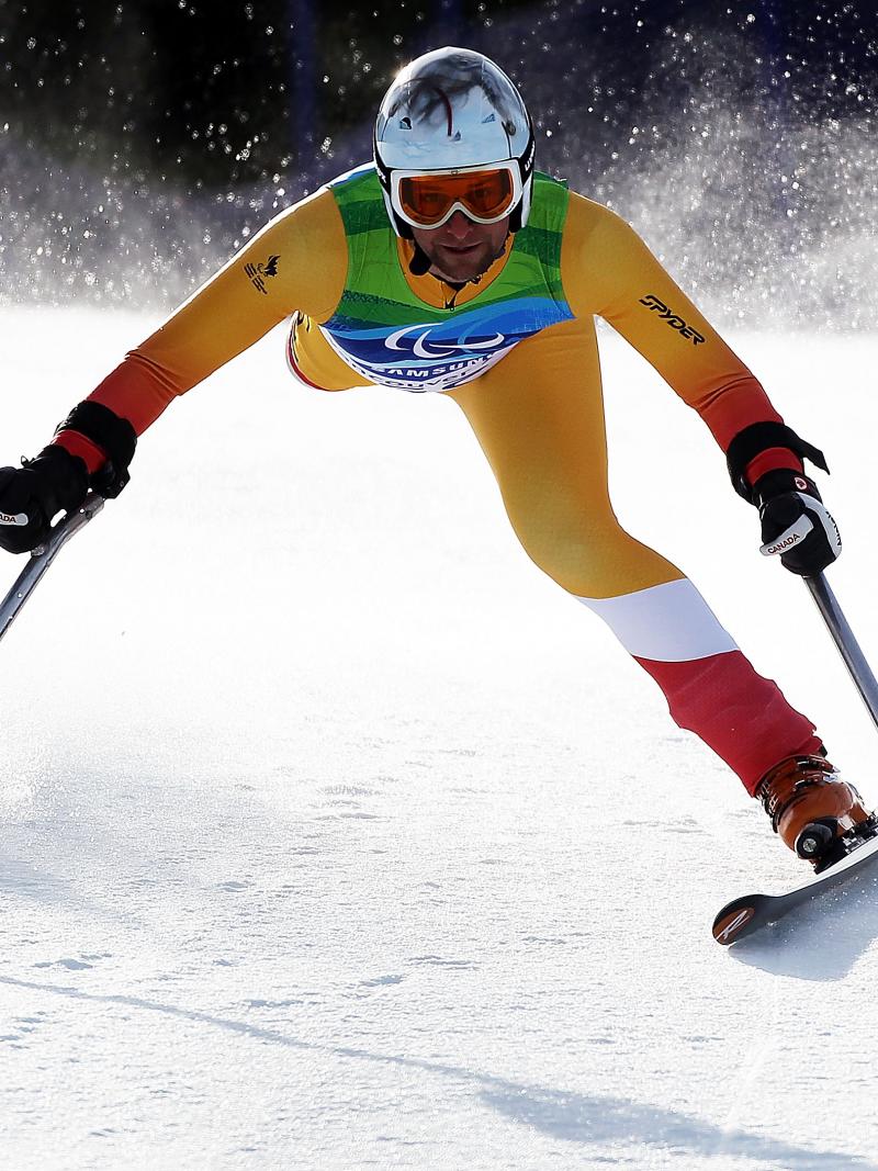 Matt Hallat (CAN) in action at the 2010 Vancouver Games