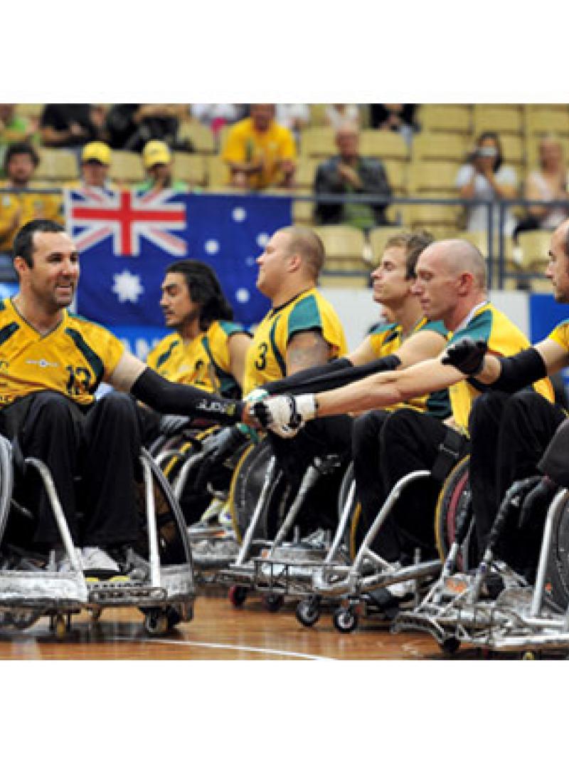 Photography Australia’s Wheelchair Rugby Team