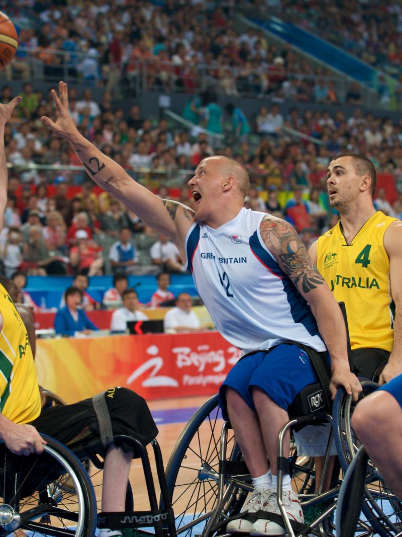 Wheechair Basketball Men game - Great Britain vs Australia