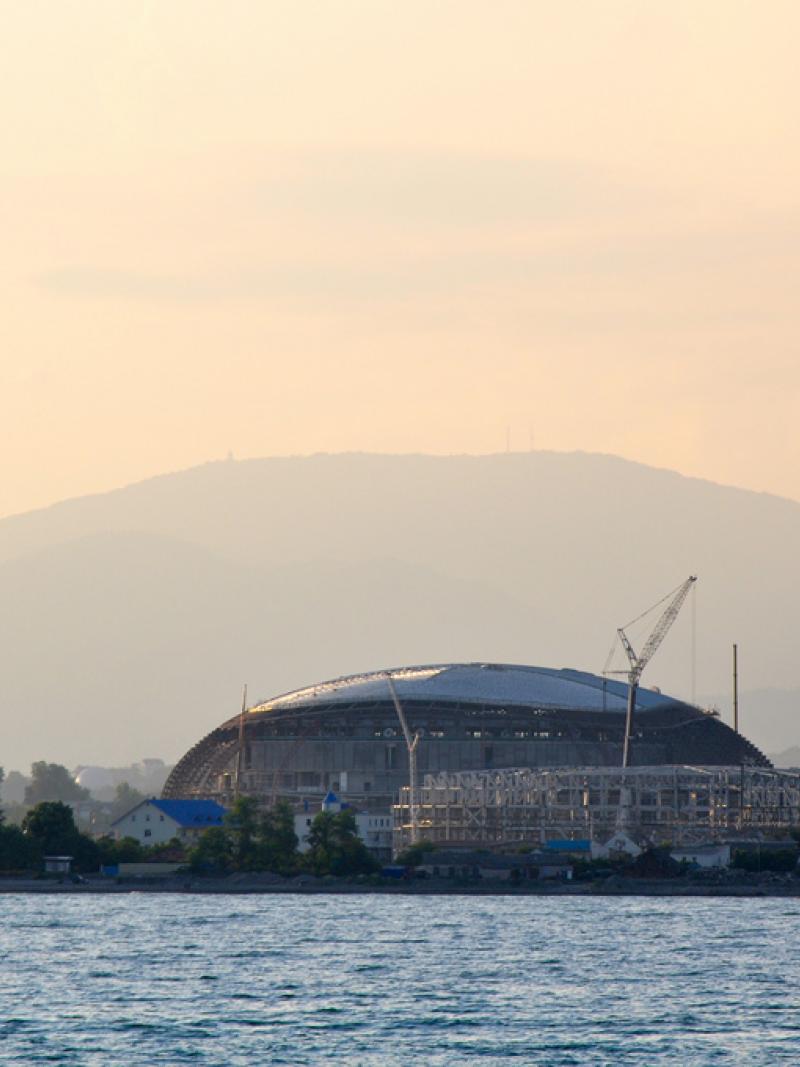 Sochi 2014 Ice Dome - Constructions in progress