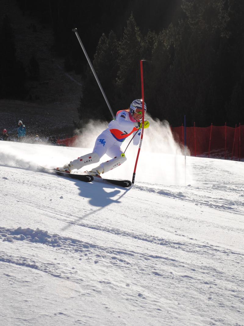 Italy's Melania Corradini in La Molina