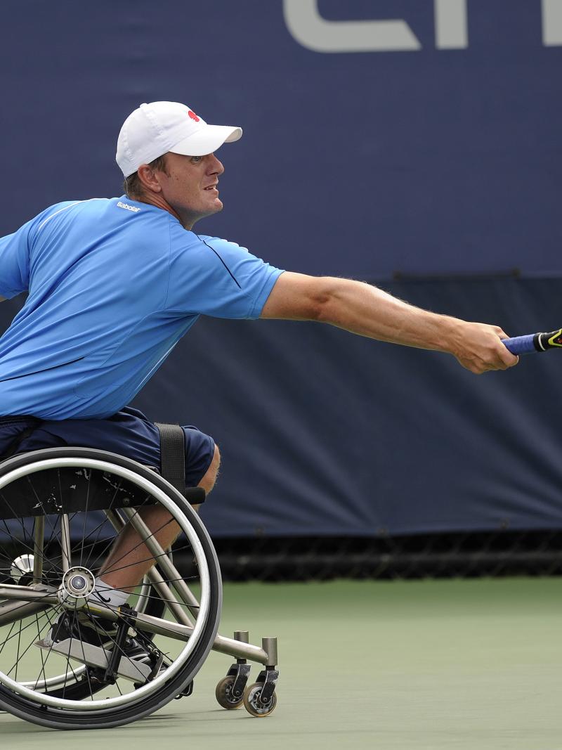 Jon Rydberg in action at the 2010 US Open