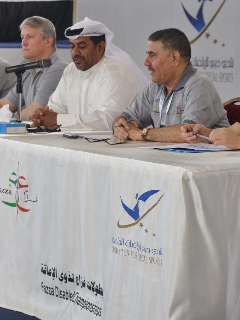 IPC Anti-Doping Outreach Booth at the 2012 FAZZA International Powerlifting Competition