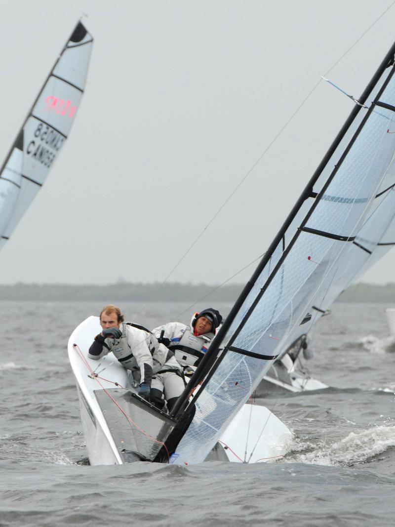 Alexandra Rickham and Niki Birrell GB Skud Steam at the 2012 IFDS World Championships