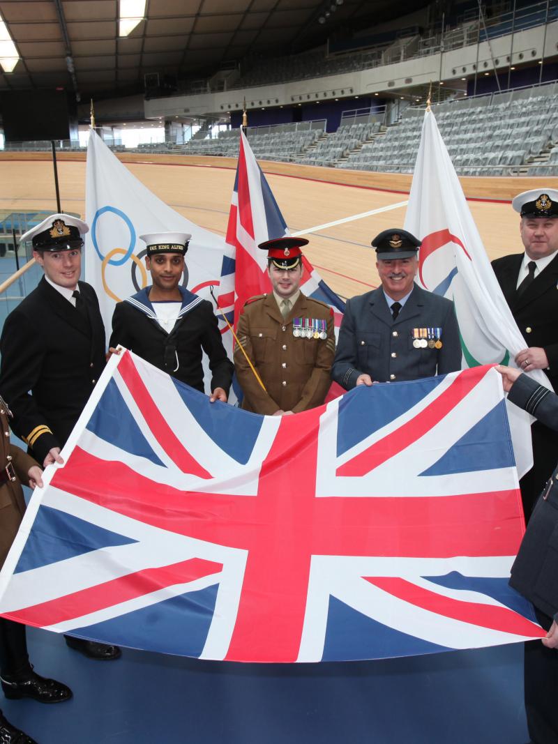 Flag bearers London