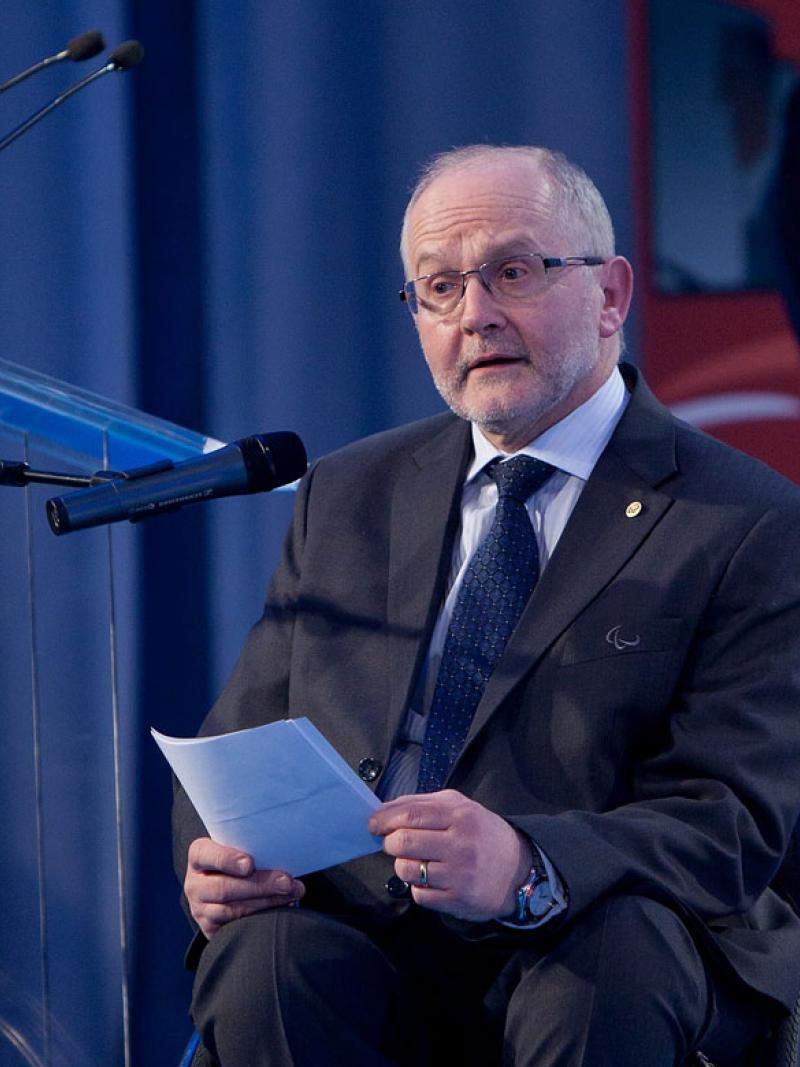 Sir Philip at the Paralympic Evening in Madrid, Spain