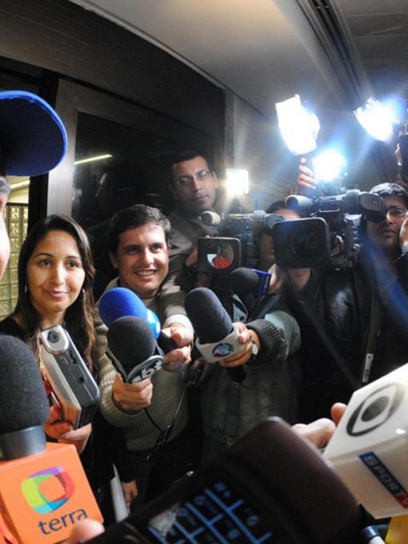 Daniel Dias and photographers