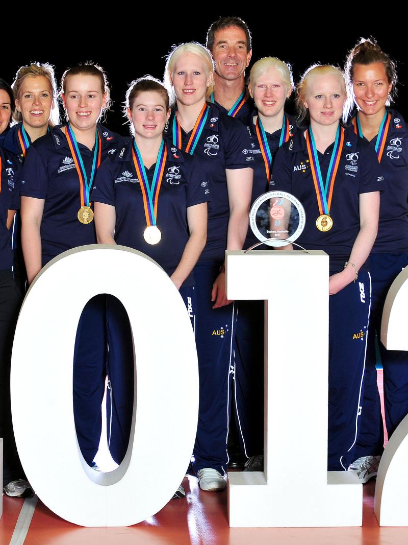 Australian women's Goalball team