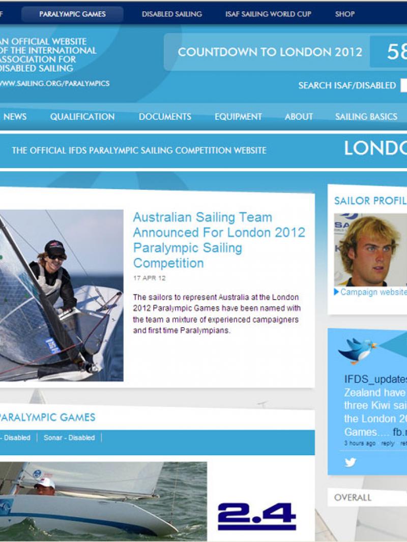 A screenshot from a website