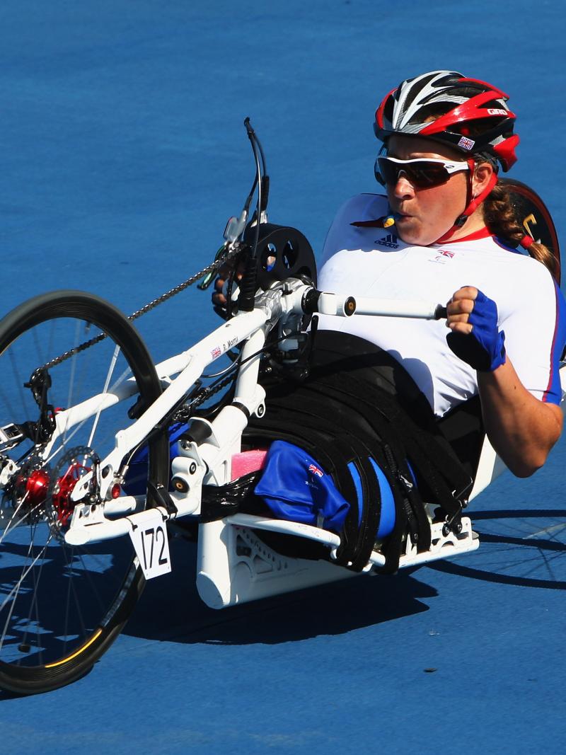 handcyclist Rachel Morris