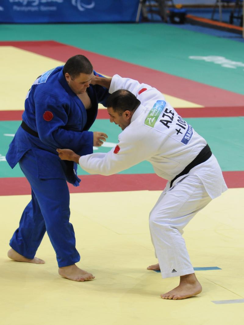 Azerbaijan competing against Spain during the Beijing 2008 Paralympic Games
