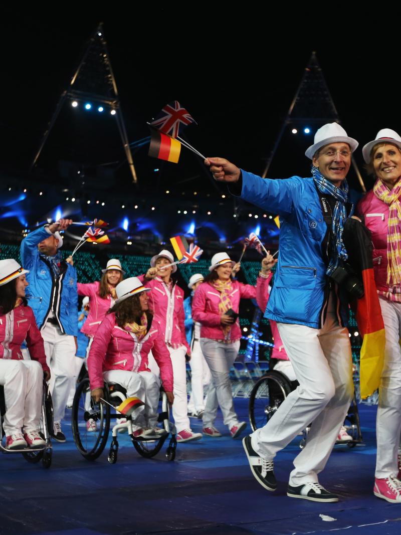 German Athletes at 2012 Opening Ceremony