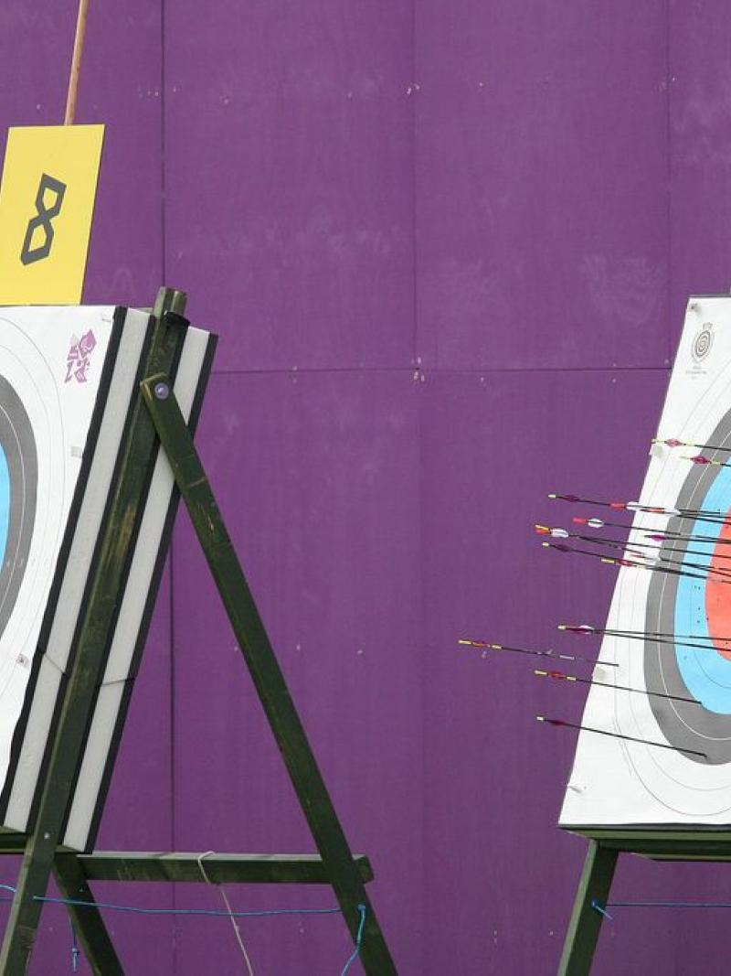 On target the London 2012 Paralympic Games archery