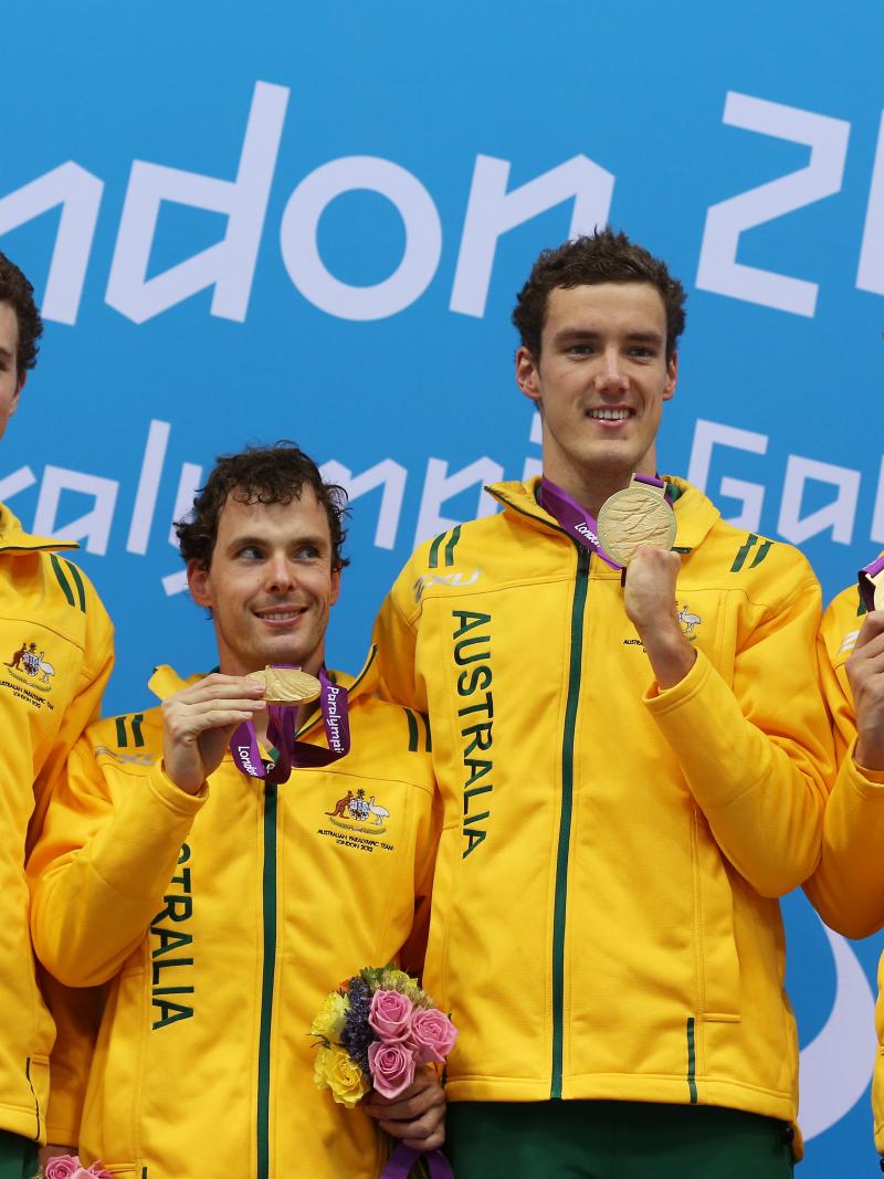 Australian swimming relay