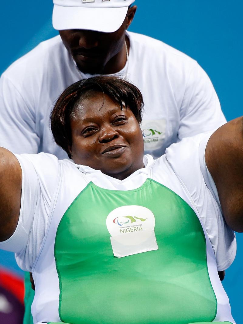 Nigerian powerlifter Grace Anozie