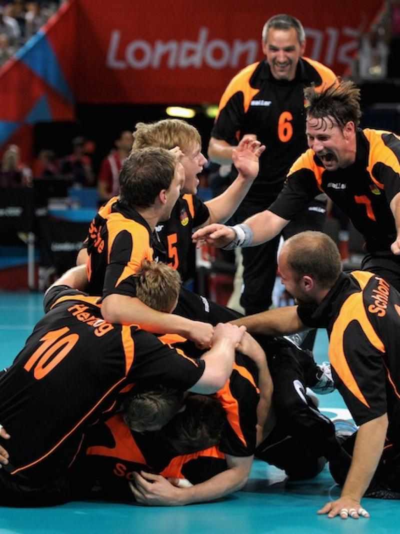 Germany's men's sitting volleyball team