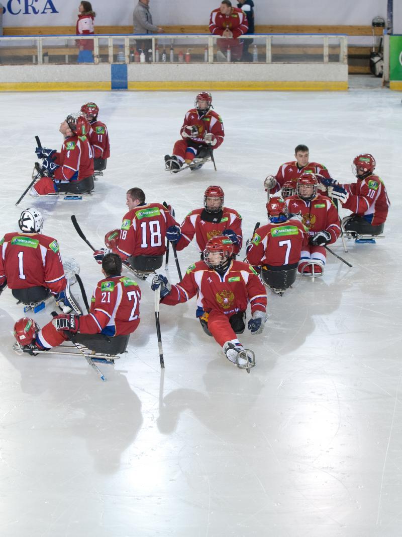 Russia ice sledge hockey