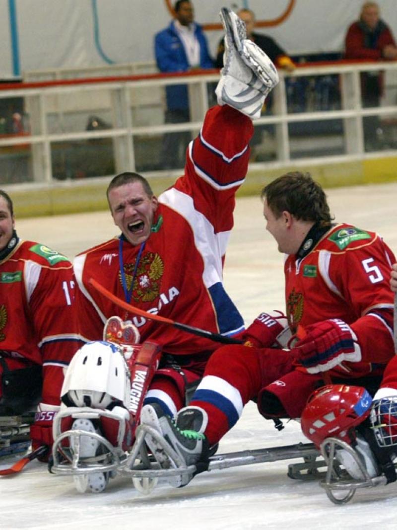 Russia ice sledge hockey