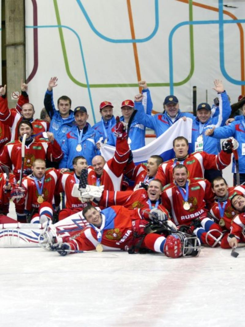 Russia ice sledge hockey